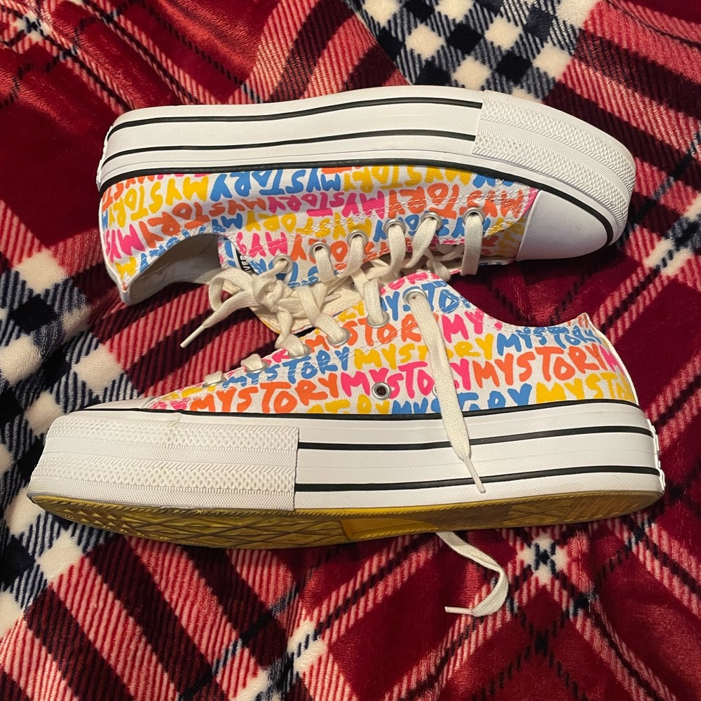 Colorful Converse sneakers